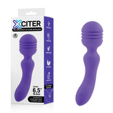 Xciter Purple 16.5 cm USB Rechargeable Massage Wand Purple Electric Massager